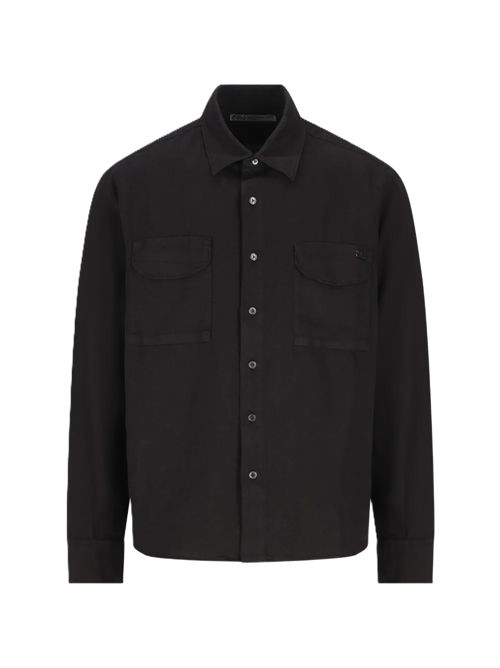 Camicia long sleeve Massimo Osti Massimo Osti Studio | MSH302A110638O999 BLACK